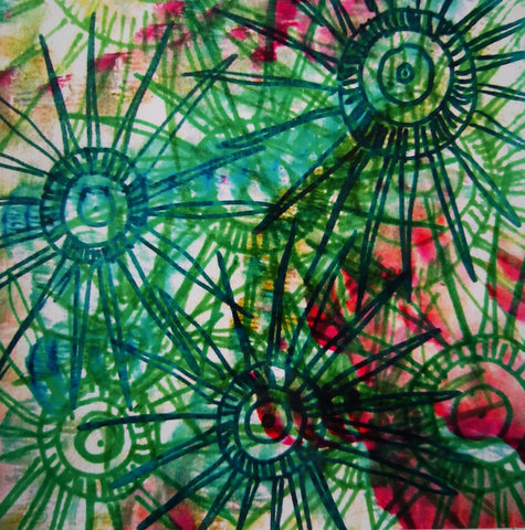 Button Jellyfish Giclee Print