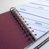 Original Monoprint Bound All Media A5 Notebook – 160gsm Seawhite Paper (50 Pages / 100 Sides) - track