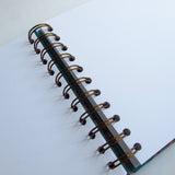 Original Monoprint Bound All Media A5 Notebook – 160gsm Seawhite Paper (50 Pages / 100 Sides) - punchinella