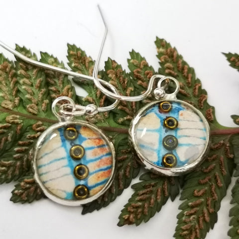 Gill - silver plated earrings