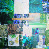 Green - Mixed Media Collage paper pack - great for craft projects