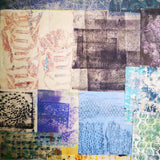 Distressed  - Mixed Media Collage paper pack - great for craft projects