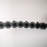 Flower lace edging for gel plate texture making