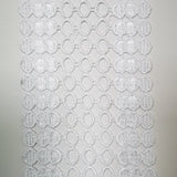 Large circle lace piece for gel plate texture making