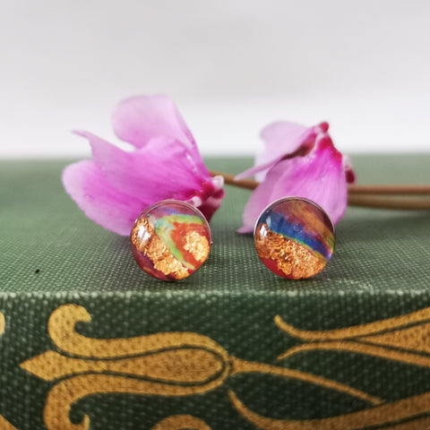 Treacle - sterling silver earrings