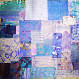 Purple - Mixed Media Collage paper pack - great for craft projects
