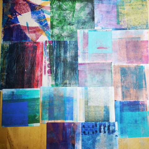 Roll off papers - Mixed Media Collage paper pack - great for craft projects