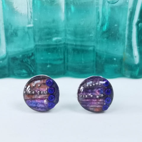 Velvet - sterling silver earrings