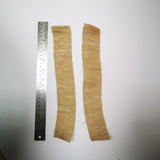 Sisal edging for gel plate texture making