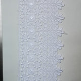 Wide frond braid for gel plate texture making