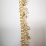 Wavy braid edging for gel plate texture making