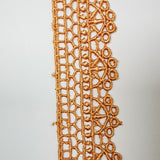 Lacy open braid for gel plate texture making