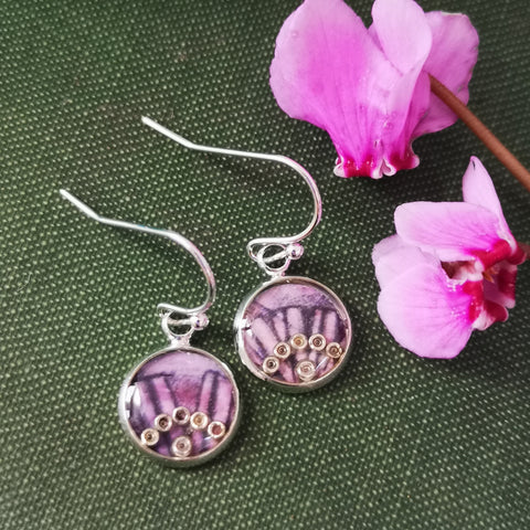 Nomad - silver plated earrings