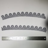 Fancy daisy braid for gel plate texture making