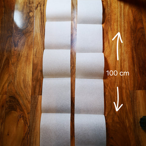 *NEW* THICK Narrow Tea bag paper, 2 x sheets perfect for a range of craft projects - 1m x 16cm length