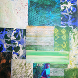 Green - Mixed Media Collage paper pack - great for craft projects