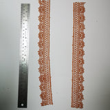 Lacy open braid for gel plate texture making