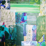 Green - Mixed Media Collage paper pack - great for craft projects