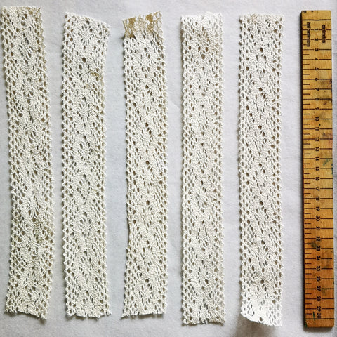 Thick cotton lace for gel plate texture making