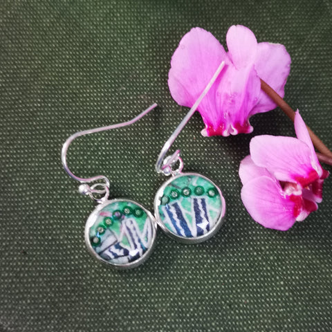 Inspire - silver plated earrings