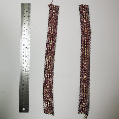 Chunky braid for gel plate texture making