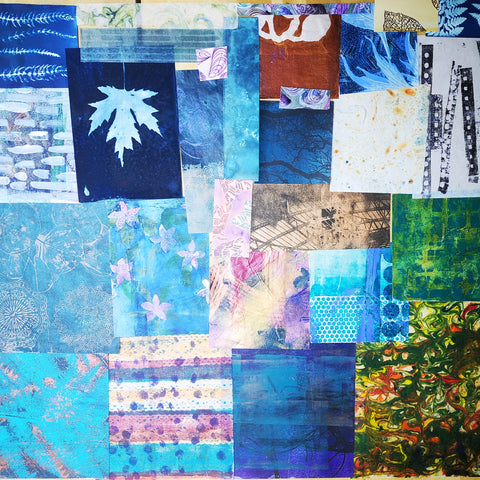 Mix 1 - Mixed Media Collage paper pack - great for craft projects