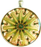 Botanic - silver plated pendant and necklace