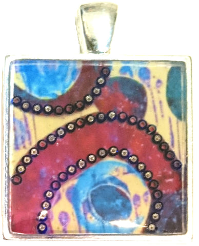 Fable - silver plated pendant and necklace