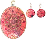 Spice - silver plated necklace and earrings set