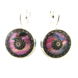 Blush - silver plated earrings