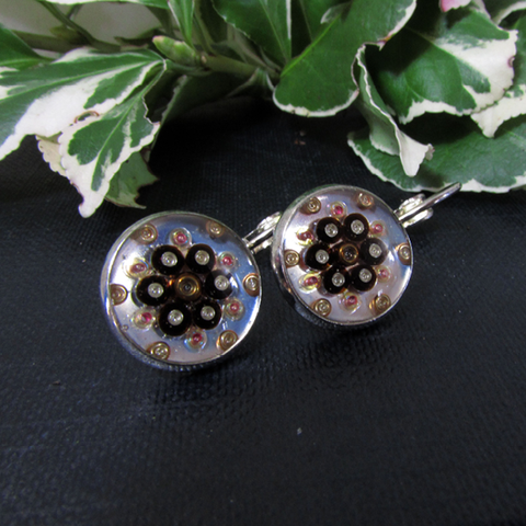 Chirrup - silver plated earrings