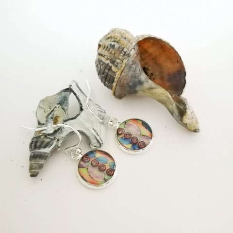 Port - silver plated earrings