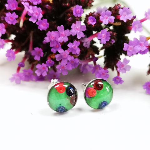 Gem - sterling silver earrings