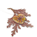 Saffron - pendant and necklace