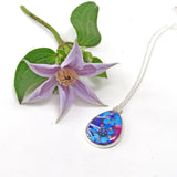 Cassiope - silver plated pendant and necklace