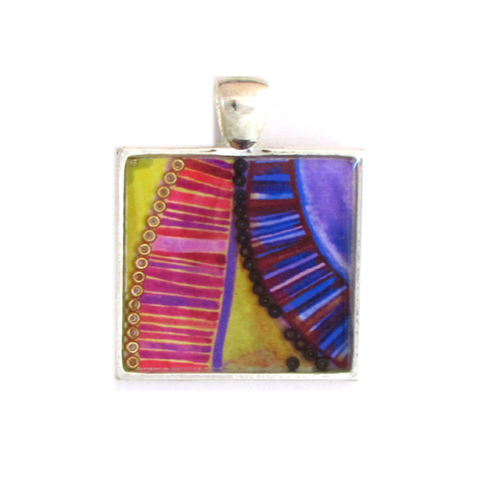 Lavish - silver plated pendant and necklace