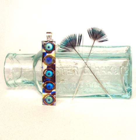 Magnitude - silver plated pendant and necklace