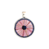 Marine - silver plated pendant and necklace