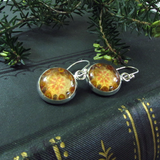Rapture - silver plated earrings