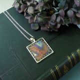 Treasure - silver plated pendant and necklace