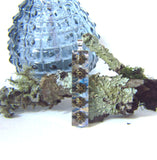 Calm - silver plated pendant and necklace