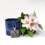 Currant - silver plated pendant and necklace