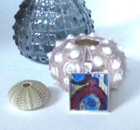 Fable - silver plated pendant and necklace