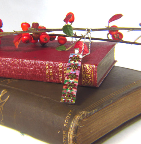 Gypsy - silver plated pendant and necklace