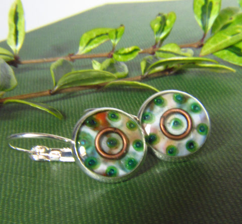 Ponder - silver plated earrings