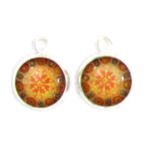 Rapture - silver plated earrings