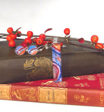 Saturn - silver plated necklace and earrings set