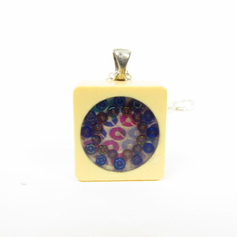 Sequin - Scrabble tile necklace