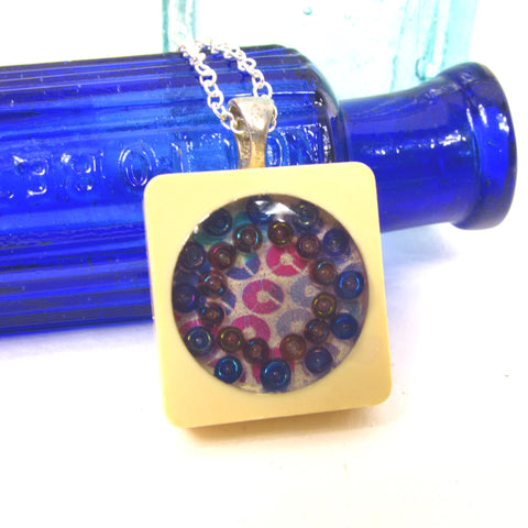 Sequin - Scrabble tile necklace