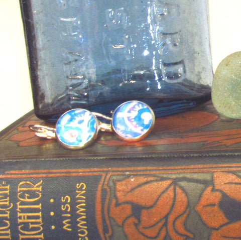 Symphony - silver plated earrings